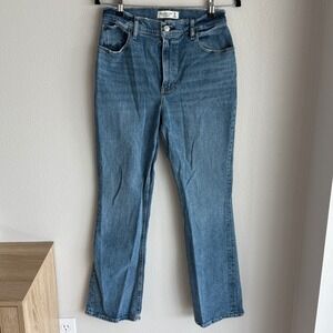 Abercrombie Fitch The 70s Vintage Flare Ultra High Rise Jeans Women Size 6/28 s